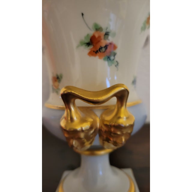 Vintage Vase With Floral Details, Signed "Lindquist" For Sale - Image 12 of 12