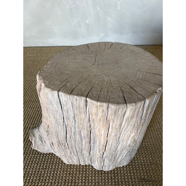 Contemporary Elm Wood Stump Table 52926f For Sale - Image 3 of 8
