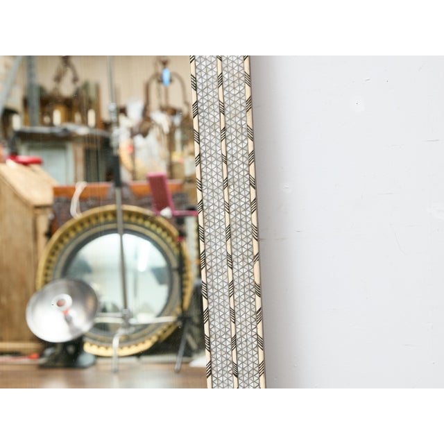 Moroccan Mirror with Bone and Mother-of-Pearl Inlay, circa 1900 For Sale - Image 11 of 12