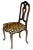 1900 - 1909 Antique Mahogany Chair With Leopard Velvet For Sale - Image 5 of 8
