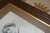 Burnt Umber Vintage Carved Oak Wood Rectangular Picture Frame W/ Glass For Sale - Image 8 of 12