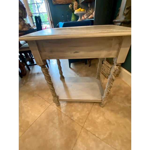 1950s Barley Twist Vintage Side Table For Sale - Image 11 of 13
