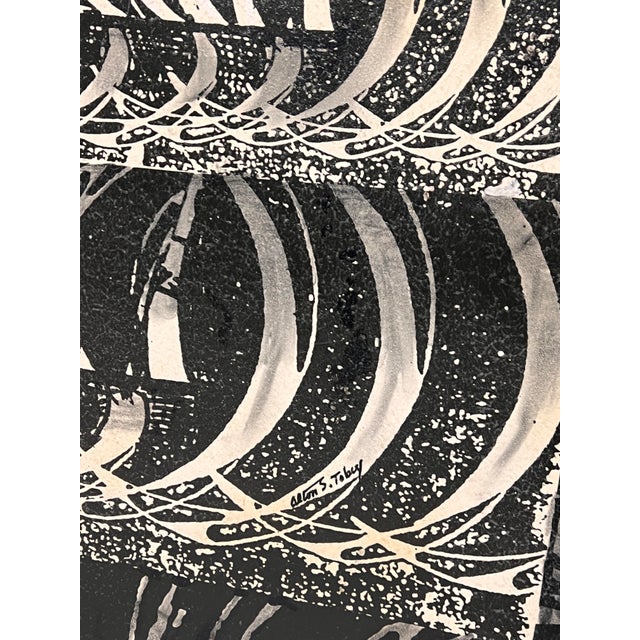 Paint C. 1960s Alton Tobey Large Op Art Curvilinear Work For Sale - Image 7 of 7