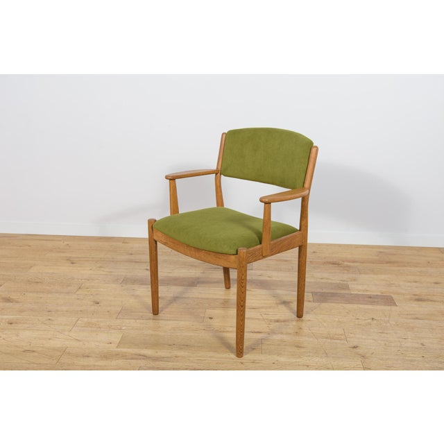 Wood Mid-Century Oak Dining Chairs Model J62 by Poul M. Volther for FDB Mobler, Denmark, 1960s, Set of 4 For Sale - Image 7 of 18