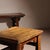 Vintage Rustic Bench with Stool and Coffee Table in Elm, 1980s, Set of 3 For Sale - Image 9 of 15