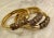 New Kara Ross Metallic Python Wrapped Gold Bangles — Set of 3 For Sale In New York - Image 6 of 9