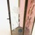 Brass Tall Etched Glass and Brass Candle Holder For Sale - Image 8 of 10
