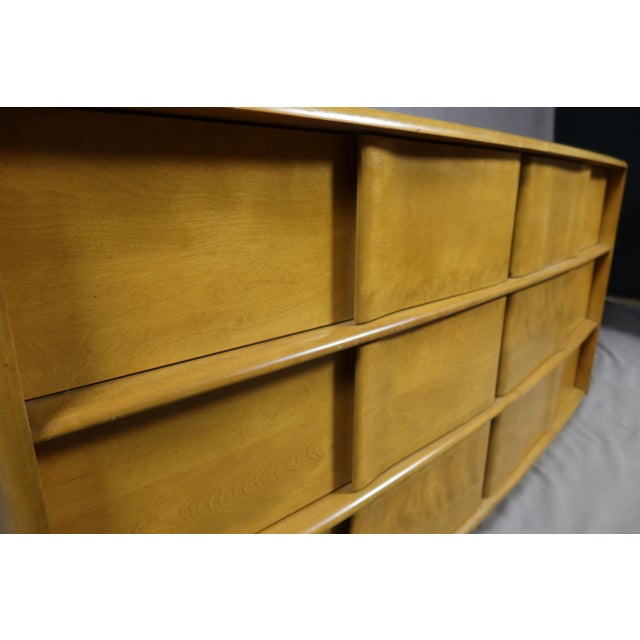 Vintage Chest of Drawers in Beech For Sale - Image 9 of 12