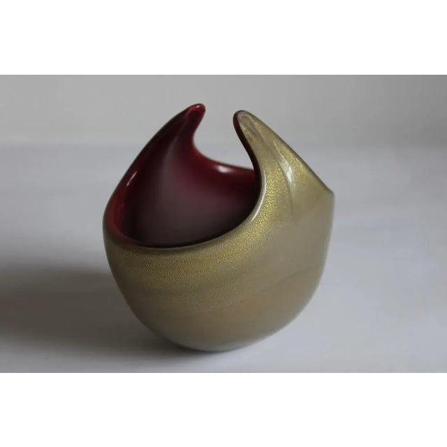 Glass Viennese Bowl in Murano Glass, 1950s For Sale - Image 7 of 7