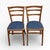 Beech Dining Chairs with Upholstered Seats, Set of 2 For Sale - Image 5 of 8