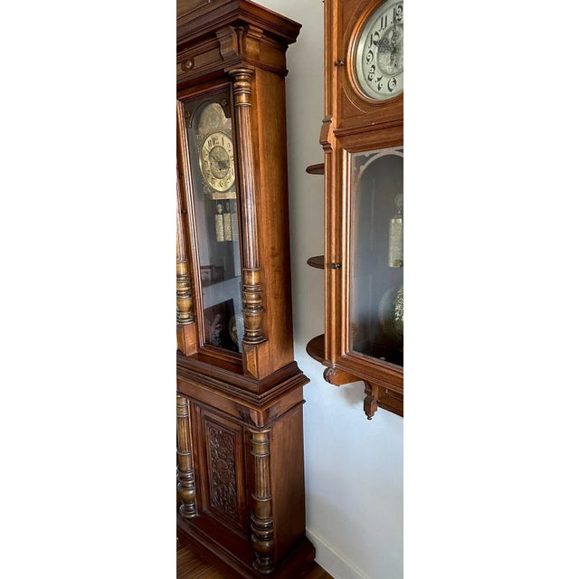 19th Century German Quarter Strike Vienna Standing Regulator