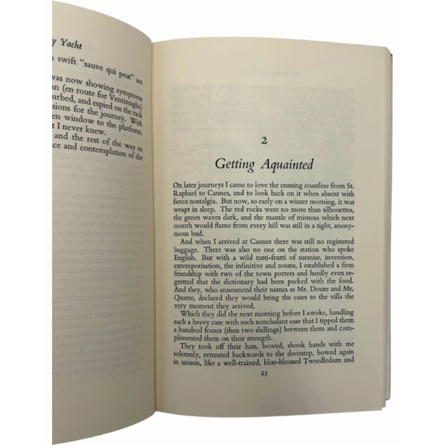 Without My Yacht Ethelind Fearon 1959 1st Edition French Riviera Travel Book For Sale - Image 10 of 14
