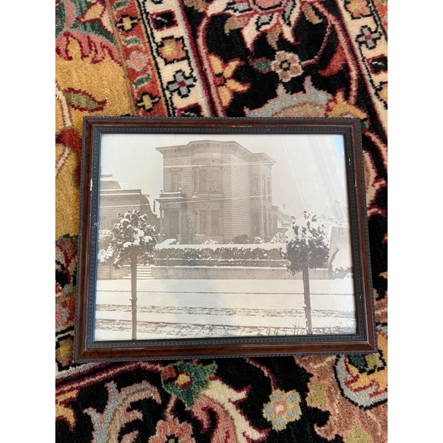 Antique San Francisco Victorian House Photographs - Pair For Sale - Image 4 of 8