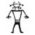 Native American Petroglyph Metal Art - Laser Cut Indigenous Rock Art Silhouette = SHM For Sale