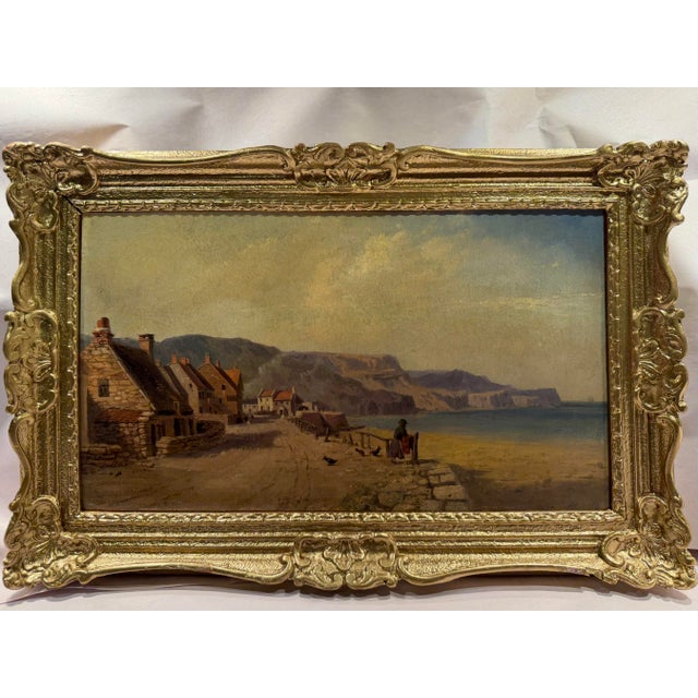 Victorian Thomas Pyne, 19th Century English Coastal Landscape Painting For Sale - Image 3 of 11