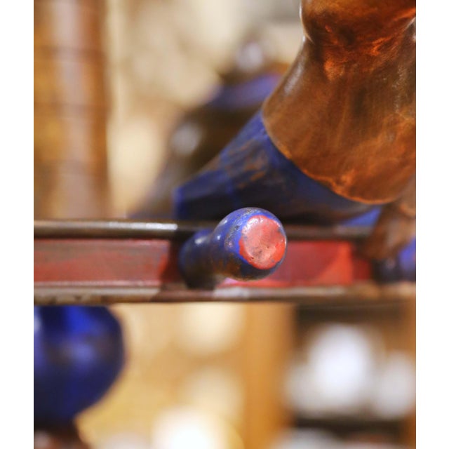Early 20th Century French Painted Chestnut Six-Light Chandelier From Brittany For Sale - Image 10 of 11