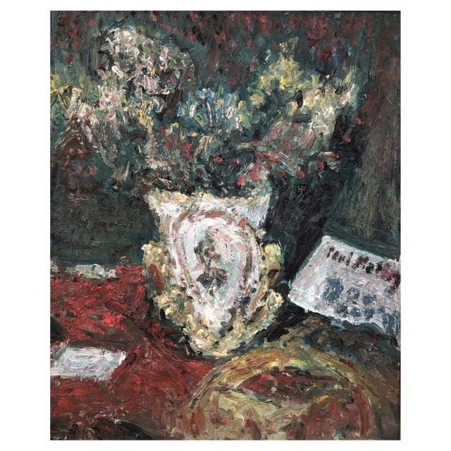 Paul Mathey, Nature morte, Oil on Canvas, Framed For Sale