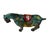 Vintage Chinese Turquoise Blue Flower Cloisonné Enamel Horse Statue For Sale - Image 9 of 13