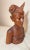 Wood 1930s Carved Balinese Indonesian Bali Woman Lady Bust Wood Carving Sculpture For Sale - Image 7 of 13