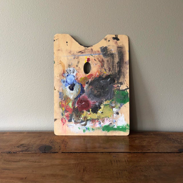 Shabby Chic Decorative Artist's Palette For Sale - Image 3 of 5