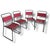 Metal Tubular Metal Dining Chairs, 1960s, Set of 4 For Sale - Image 7 of 9