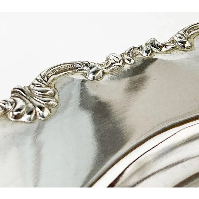 Metal Chinese Bouquet Apponyi Green Porcelain Coffee Set with Silver from Herend Hungary, Set of 28 For Sale - Image 7 of 10