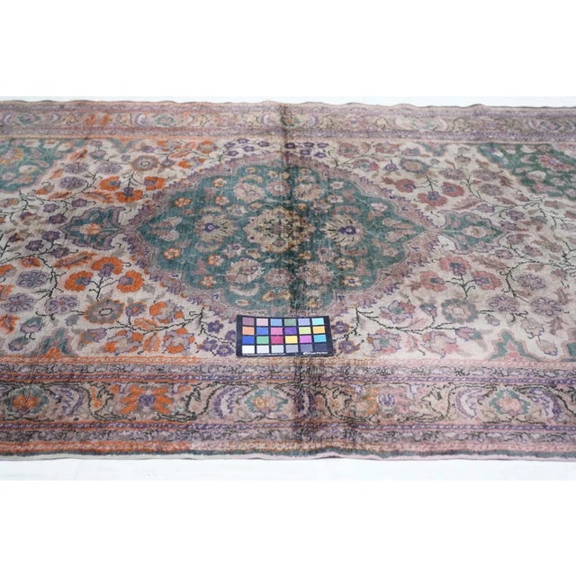 Vintage Sivas Rug 4' x 6' For Sale - Image 10 of 11