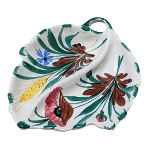Mid 20th Century Italian Ceramic Pottery Dish