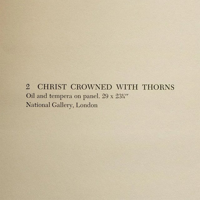 1950s 1955 After Bosch "Christ Crowned With Thorns", Vintage Full-Color Print For Sale - Image 5 of 8