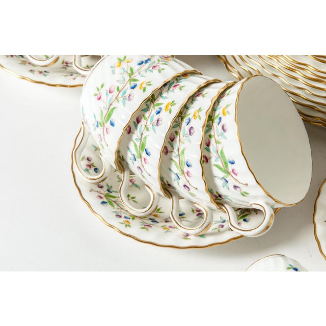 Minton English Full Service Dinnerware for 12 People 84 Piece Set