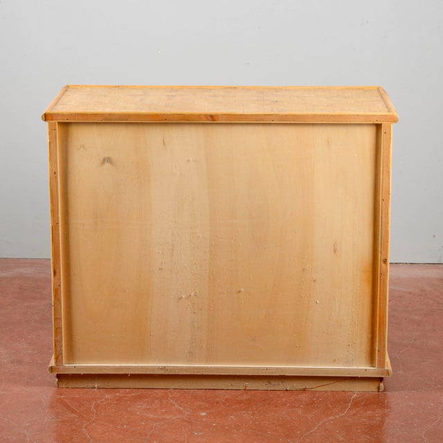 Wood Vintage Bamboo Chest of Drawers, 1970s For Sale - Image 7 of 9