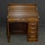 Edwardian Oak Roll Top Desk, 1890s For Sale - Image 3 of 18
