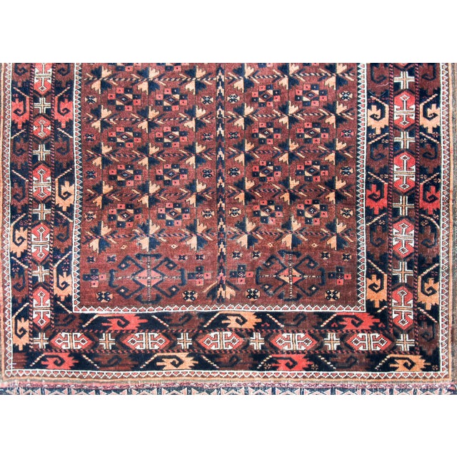 Early 20th Century Persian Baluch Rug For Sale - Image 13 of 14