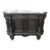 Antique French Renaissance Ebonized Baroque Marble Sideboard Buffet Made in France 1of2 For Sale