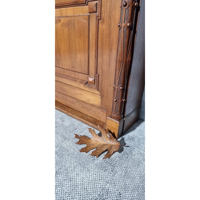 French Fixed Cupboard in Oak, 1980s For Sale - Image 15 of 16