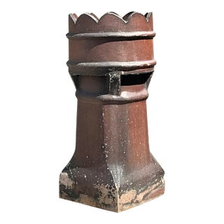 Vintage Salt Glazed Chimney Cap For Sale