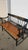 Farmhouse Hitchcock Black Farmhouse Bench Signed Designer For Sale - Image 3 of 9