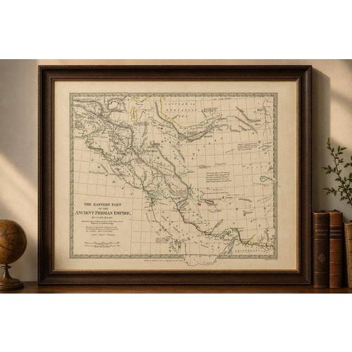 Ancient persian empire map of persia, babylon & arabia, published 1831 a finely engraved and historically important map...