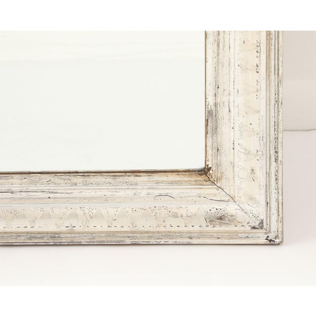 French Silver Gilt Louis Philippe Mirror, Late 19th C. For Sale - Image 9 of 16
