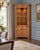 Henkel Harris Lighted Corner Cabinet Solid Wild Black Cherry For Sale - Image 9 of 9