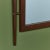 Wood Walnut Wall Mirror For Sale - Image 7 of 8