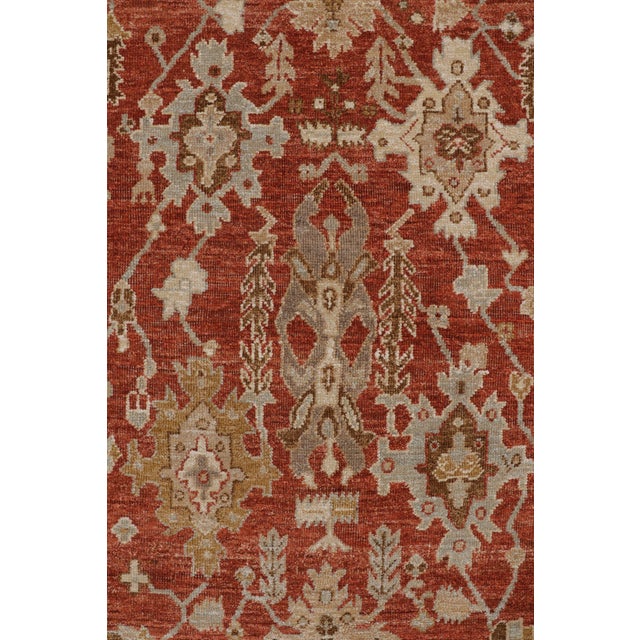 Rug & Kilim Oversized Contemporary Oushak Floral Wool & Natural Silk Rug by Rug & Kilim For Sale - Image 4 of 11