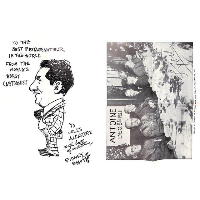 White Vintage Antoine's Restaurant New Orleans Book For Sale - Image 8 of 8