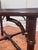 Vintage Chinoiserie Chippendale Style Mahogany Solid Wood, Glass & Brass Finish Side Table For Sale - Image 9 of 12
