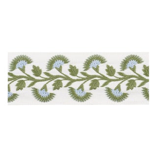 Schumacher Lottie Tape In Leaf For Sale