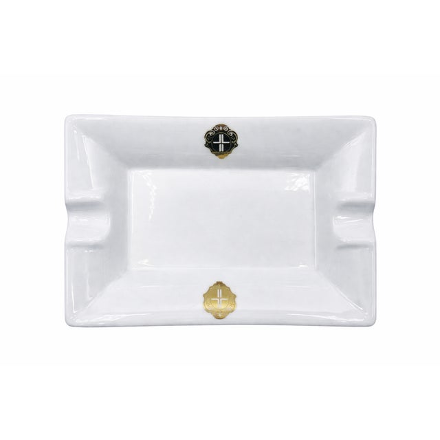 Vintage Hotel Principe Di Savoia Milan Italy Ashtray Catchall Dish For Sale - Image 9 of 9