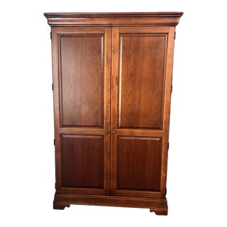 Late 20th Century Thomasville Impressions Computer Cabinet Armoire For Sale