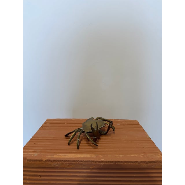 1960s Mid-Century Bronze Crab Sculpture With Hinged Top, Brazil 1960s For Sale - Image 5 of 15