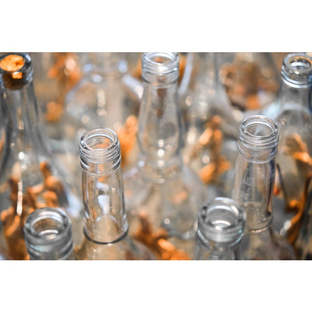 Bottles in Savoyard Folk Art, Set of 40 For Sale - Image 4 of 16