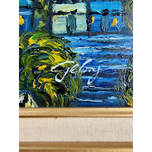 Nicely done oil painting in the style of Vincent van Gogh. Signed by the artist.